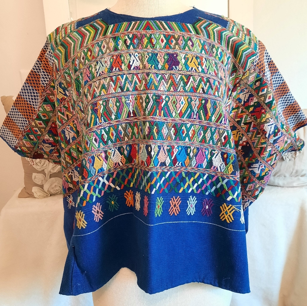 Guatemalan High Quality Loom Woven Traditional Huipil